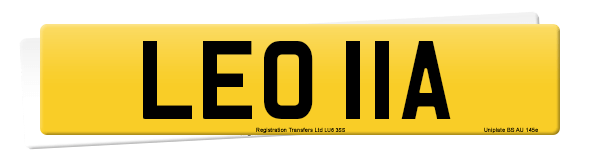 Registration number LEO 11A